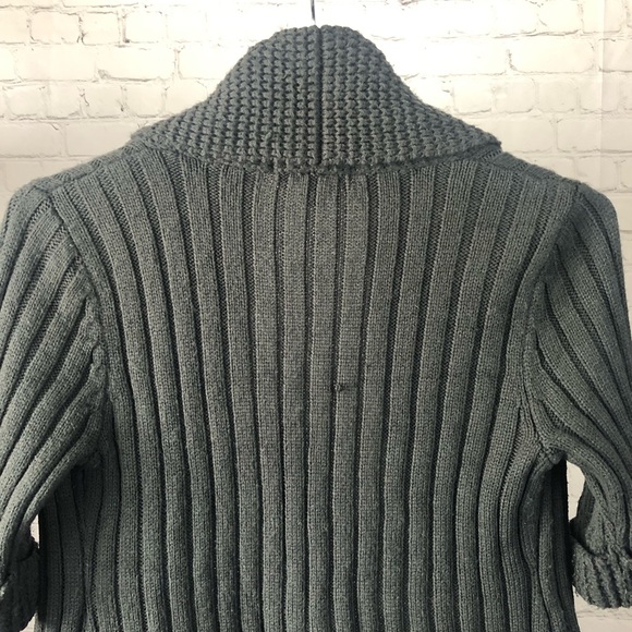 SWEATER - Women's Love By Design Black Ribbed Waffle Knit Sweater. Size XL - Picture 4 of 16